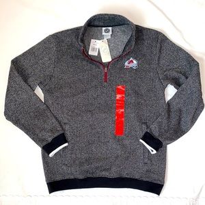 NHL Colorado Avalanche 3/4 Zip Pullover - NWT